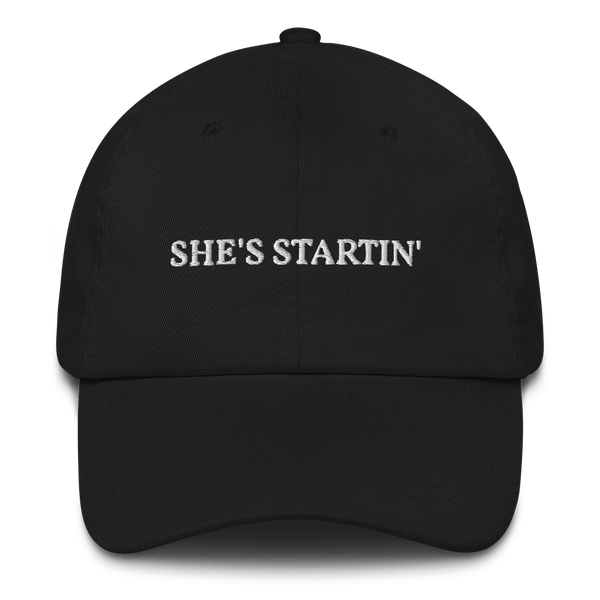She's Startin' Baseball Hat