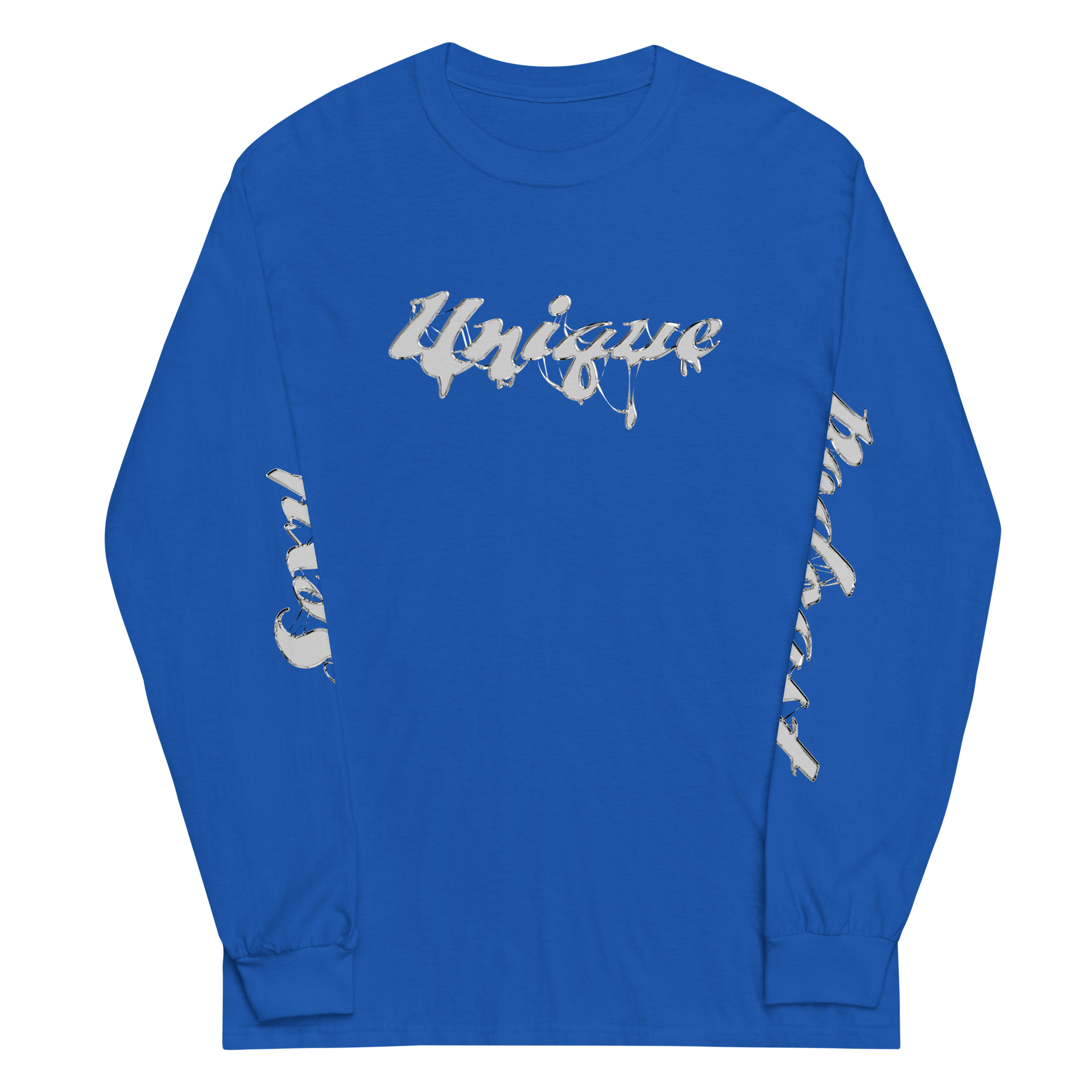 Royal Blue Drippy Long Sleeve